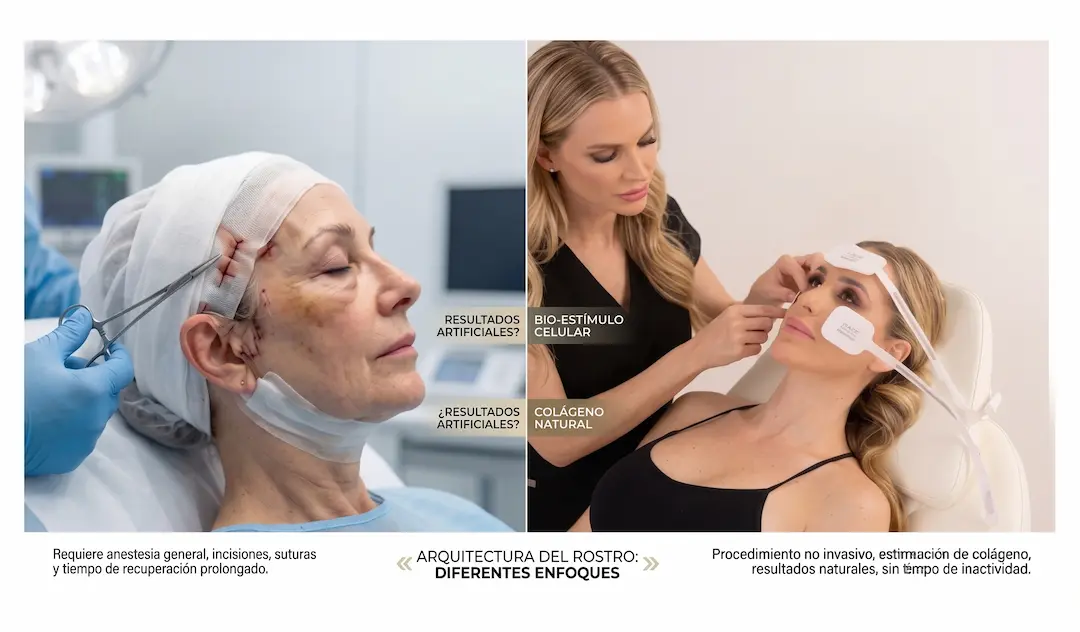 Menos quirófano y más naturalidad: ¿Por qué el doble estímulo facial está ganando la batalla al lifting tradicional?